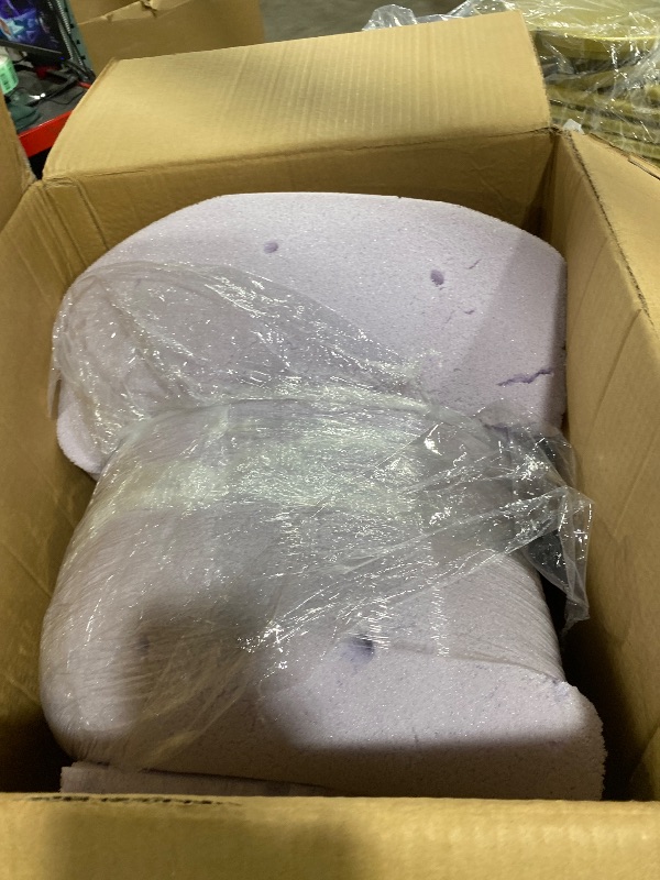 Photo 1 of Lucid 4 Inch Lavender Memory Foam Mattress Topper, Twin Size – Essential Oil Infusion – Ultra Plush Feel, Pressure-Relieving Bed Topper – Ventilated and Breathable – CertiPur Certified