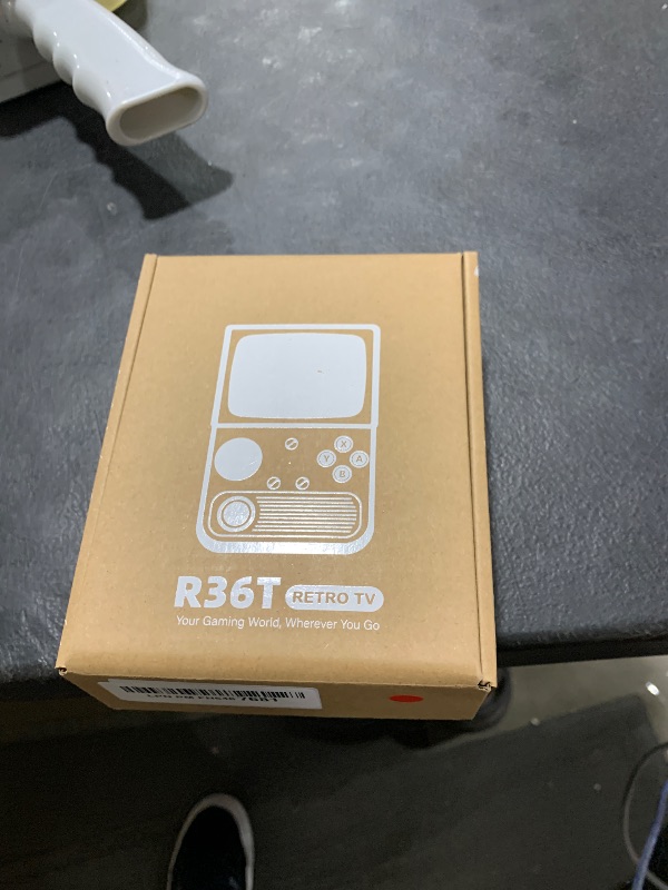 Photo 1 of R36T Retro Handheld Game Console, Retro Gaming Console with 25+ Handheld Emulator,3500mAh Battery,3.5'' IPS Retro TV Design Screen, Supports WiFi Networked Fighting and OTG (Red)