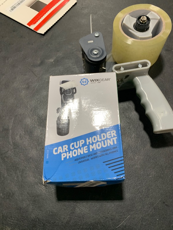 Photo 1 of **USED** WixGear Cup Holder Phone Mount, Adjustable Long Neck Cellphone Holder for Car, Upgraded Version, Cup Phone Holder for Car with Expandable Side Arms, Compatible with iPhone Samsung Google & All Phones