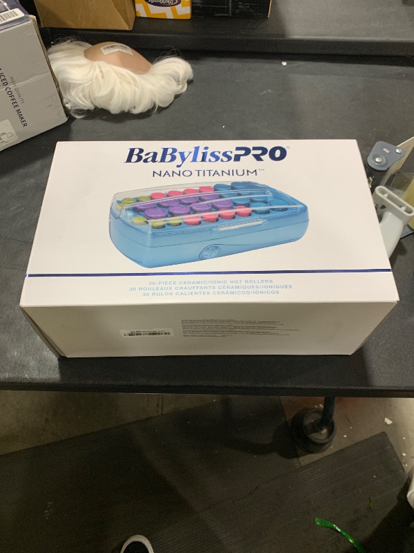 Photo 1 of BaBylissPRO Hot Rollers For All Hair Lengths, Nano Titanium Hair Styling Tools & Appliances, 30 Count (Pack of 1) BABNTHS40