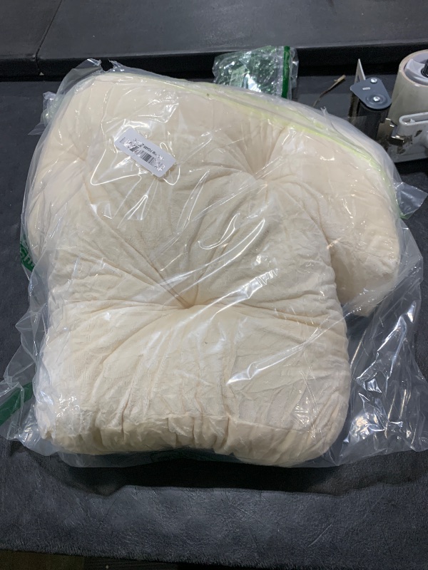 Photo 1 of 1 MIDDLE ONE Back Pillow for Chair, Memory Foam Lumbar Pillow for Back Support, Back Rest Cushion for Office, Sofa, Couch Sitting, Recliner, Bed and Lower Back Pain (Beige)