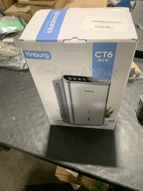 Photo 1 of Dehumidifiers for Home (85 OZ Water Tank, 800 sq.ft) Quiet Small Dehumidifier for Basement Bedroom Bathroom with Drain Hose, 3 Gear Timer, Sleep Mode, Auto Shut Off, 7 Color Ambient Light