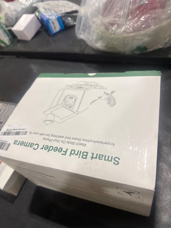 Photo 1 of Smart Bird Feeder with Camera, Solar Powered WiFi WildBird Watching Camera with AI Bird Recognition, 2K Auto Capture, Vicohome App Alerts, Outdoor Garden Decor Gift for Dad Mom BirdLovers (Blue)