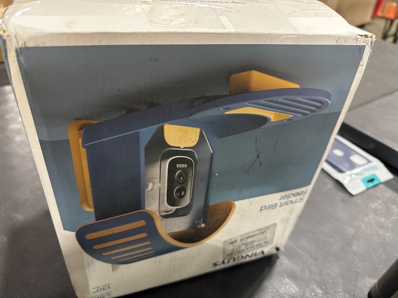 Photo 1 of Smart Bird Feeder with Camera, 2.5K UHD Bird Feeder Camera Solar Powered, Sensitive AI Identification, Instant Alerts Capture Video, IP66 Waterproof for Outdoor, Ideal Gift, Blue