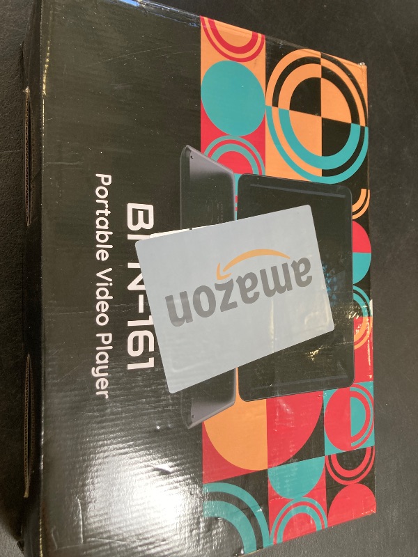 Photo 1 of 17.5" Portable DVD Player with 15.6" Large HD Screen, 6 Hours Rechargeable Battery, Support USB/SD Card/Sync TV and Multiple Disc Formats, High Volume Speaker, Black