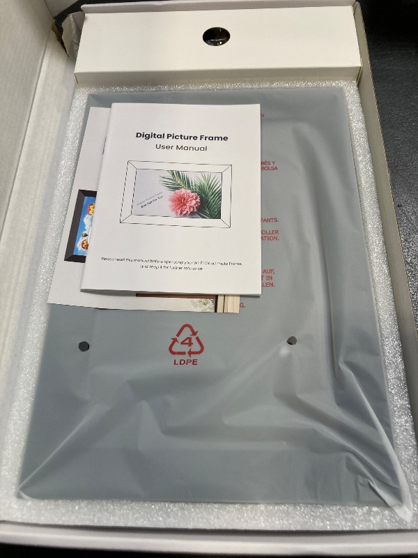 Photo 1 of Uhale Digital Picture Frame WiFi 10.1 Inch with 32GB Storage, Electronic Photo Frames 1280 x 800 HD IPS Touch Screen, Auto Rotate, Slideshow, Instantly Share Photos and Videos from Anywhere