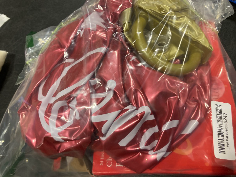 Photo 1 of 2 Pcs Christmas Inflatable Balls, 24 Inch Outdoor Decorative PVC Ball, Xmas Blow Up Jumbo Ball for Indoor, Giant Ornaments Outside Holiday Yard Lawn Décor (Merry Christmas)