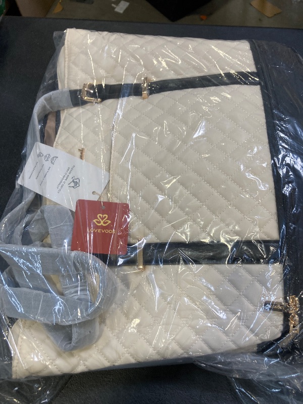 Photo 1 of LOVEVOOK Lunch Tote Bag for Women, 15.6 Inch Laptop Work Bag With Lunch Compartment & Large Cup Holder, Lightweight Work Briefcase for Travel, Business, Teacher