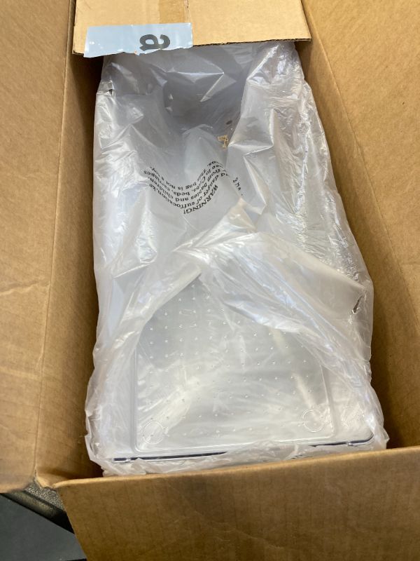 Photo 1 of 6 Pack Clear Drawer Organizer Trays 15 x 6 x 2 Inch Large Size Clear Plastic Desk Drawer Storage Bins Container Desk Drawers Divider Storage Bins for Utensils Junks Vanities Makeups Jewelry