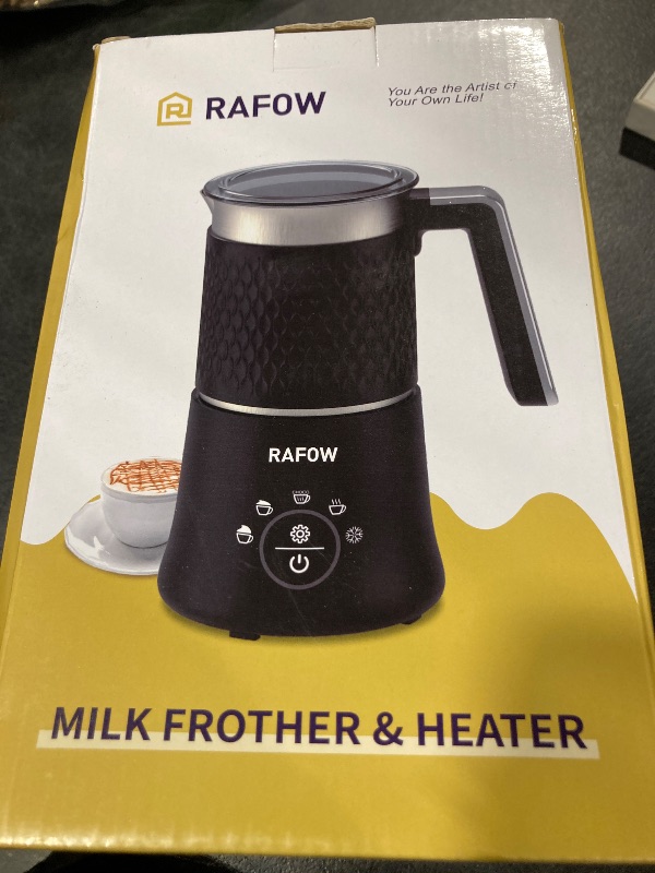 Photo 1 of 5 In 1 Milk Frother, Electric Milk Frother and Steamer 11.8oz Automatic Milk Steamer Hot & Cold Foam Maker, Milk Warmer Dishwasher Safe & Silent Working for Coffee, Latte, Cappuccino, Hot Chocolate