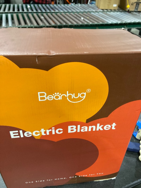 Photo 1 of Bearhug Electric Blanket King Size 100" x 90" Dual Controllers Heated Blanket, 10 Heat Settings, 1-12 Hour Auto Shut-Off, Faux Fur & Sherpa Dual-Sided, Machine Washable, Gift-Ready Elegant Packaging