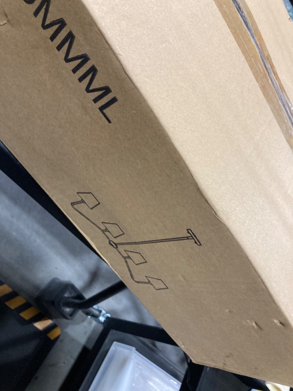 Photo 1 of 9MMML 39" 4 Arms Dining Room Light, Gold Body+ Fabric Shade Chandelier,Modern Pendant Light for Kitchen Island Foyer Living Room, E12 Bulb.