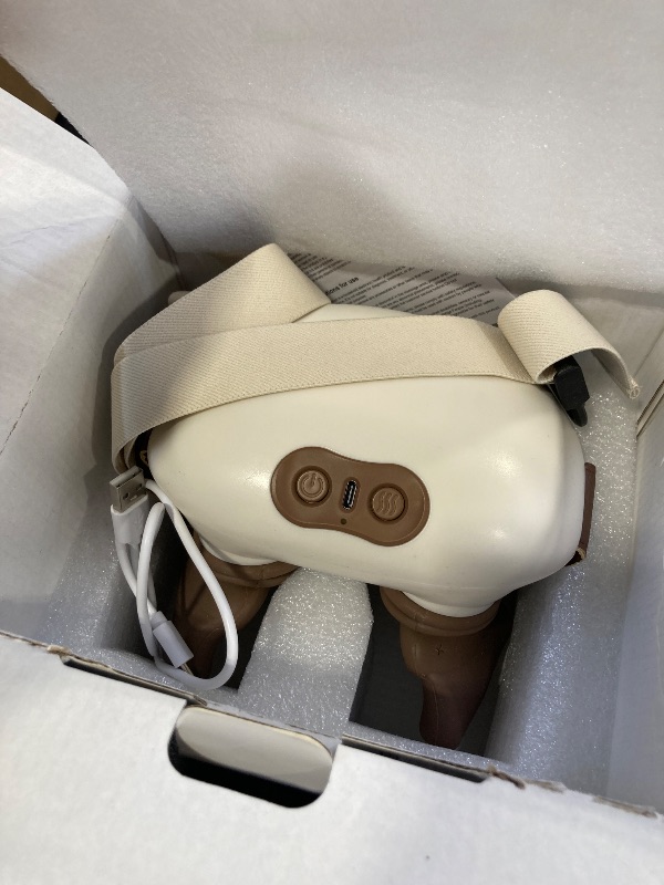 Photo 1 of 4D Neck Massager,Shoulder Hot Compress Massager, a wireless and portable massager that simulates human hand operation,suitable for relieving neck pain and relaxing muscles,with 3 adjustment modes.