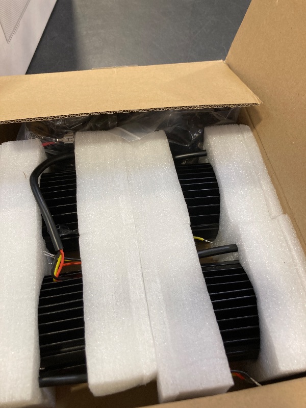 Photo 1 of Auxbeam 6 Modes Amber White Series, 4 Packs LED Pod Lights Flash Strobe Warning Multi-Function, 4" 240W Spot Flood Combo LED Offroad Lights, for 4x4 4WD Truck Car Jeep Wrangler