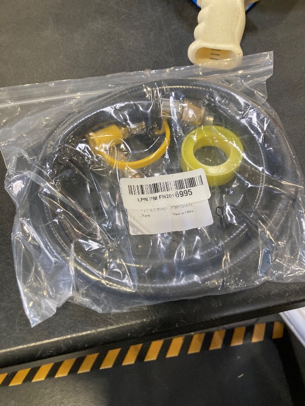 Photo 1 of 7 FT RV Propane Quick Connect Hose to Grill, BBQ Quick Release LP Gas Line for Camp Chef Stove, Pit Boss Burner-1/4 Male Plug x 3/8 Female Flare-with Elbow Adapter for Blackstone 17"22"28''36''Griddle