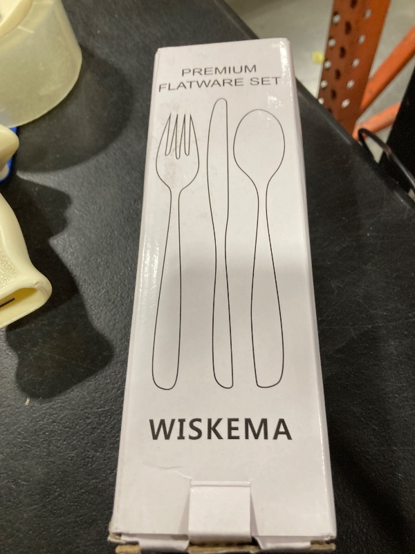 Photo 1 of 20 Pcs Black Silverware Set, Stainless Steel Flatware Set for 4, Food-Grade Cutlery Set, Mirror Polished Tableware Eating Utensils Set for Home Kitchen, Include Knife Fork Spoon Set, Dishwasher Safe