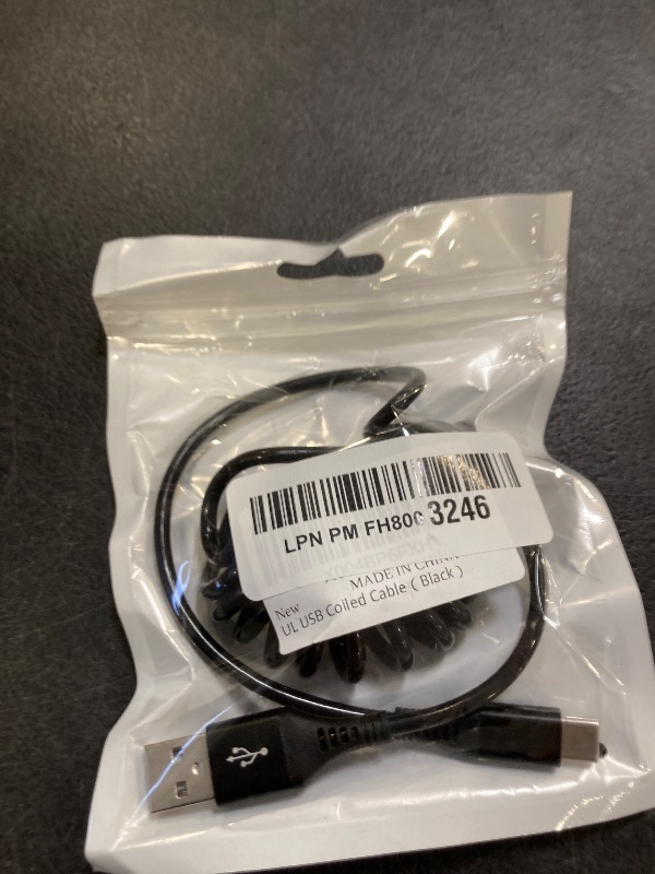 Photo 1 of 3FT iPhone 16 Plus Coiled Car Charger Cable, [Black] USB-C Coiled Cable for iPhone 16e/16/16 Plus/16 Pro/16 Pro Max,17 Pro Max/17Air/17 Pro/17, iPhone 15, Auto & CarPlay Charger Curly USB A to C Cord