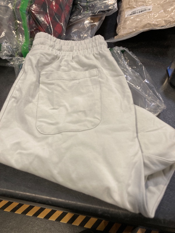 Photo 1 of baleaf Womens Sweatpants Cotton Joggers with Pockets Lounge Sweat Pants Tapered Casual Running Workout Yoga Olive Green S grey--------------------------