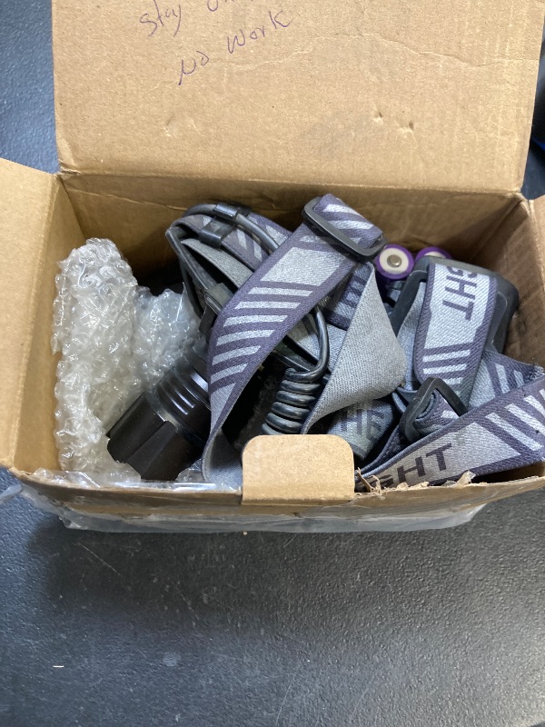 Photo 1 of 2Pack Headlamp Rechargeable, 99000 LM Super Bright LED Head Lamp with Motion Sensor & 3 Modes, 90° Adjustable Head Lights for Forehead, 20+Hrs Runtime & IPX6 Waterproof HeadLamps for Camping Running