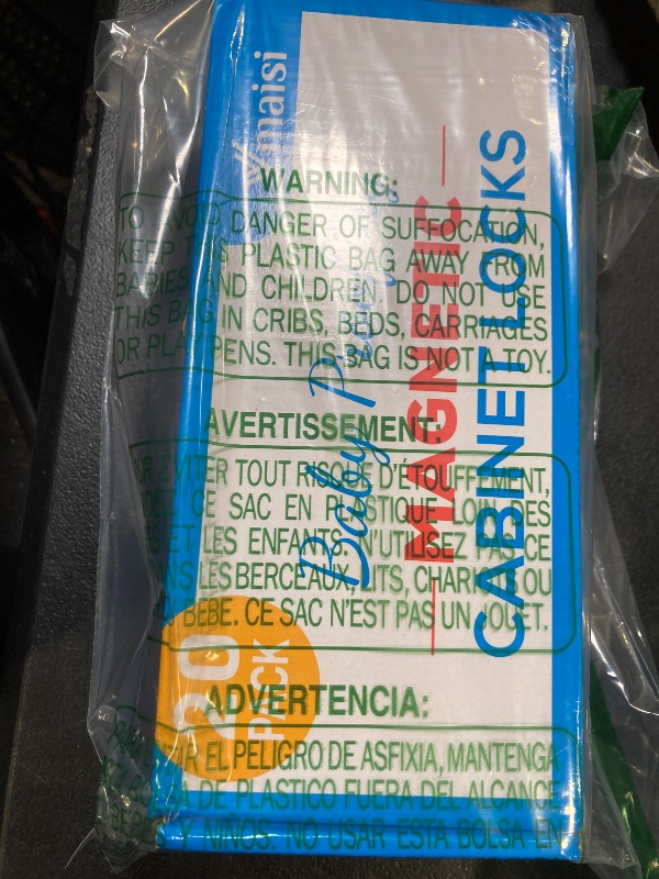 Photo 1 of 20 Pack Magnetic Cabinet Locks Baby Proofing - Vmaisi Children Proof Cupboard Drawers Latches - Adhesive Easy Installation