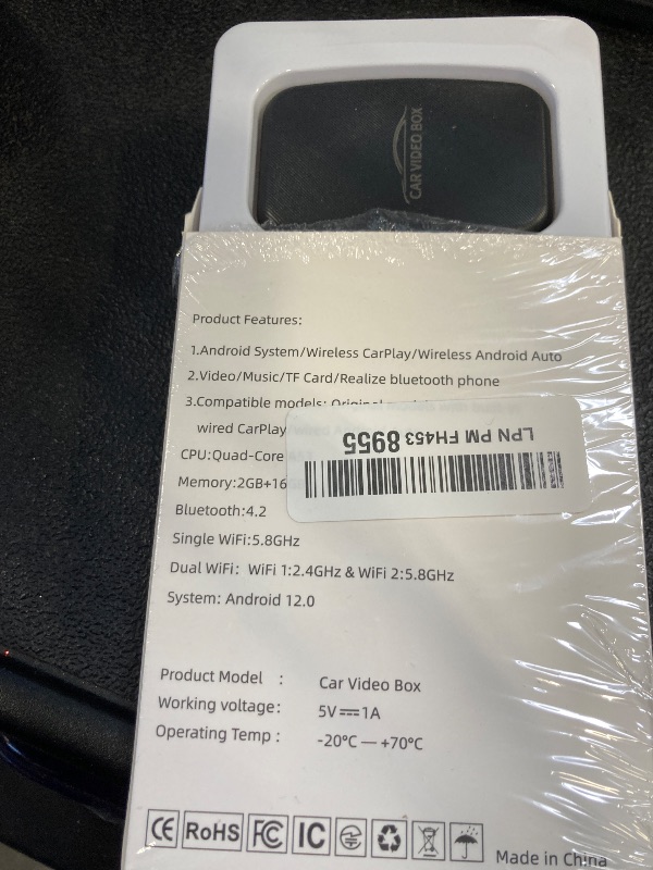 Photo 1 of 2025 Upgraded Wireless CarPlay and Android Auto Adapter -Built in YouTube Support TF Card,Magic Car Play AI Box Convert Wired to Wireless Dongle, Apple Carplay Adapter for Cars from 2016