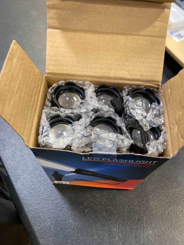 Photo 1 of 6Pack LED Flashlights High Lumens, 5Mode Tactical Flashlight for Home, Small Flashlights Powerful, Pocket Flashlight Battery Powered, Adjustable Torch Light, Mini Flash Light for Emergencies Camping