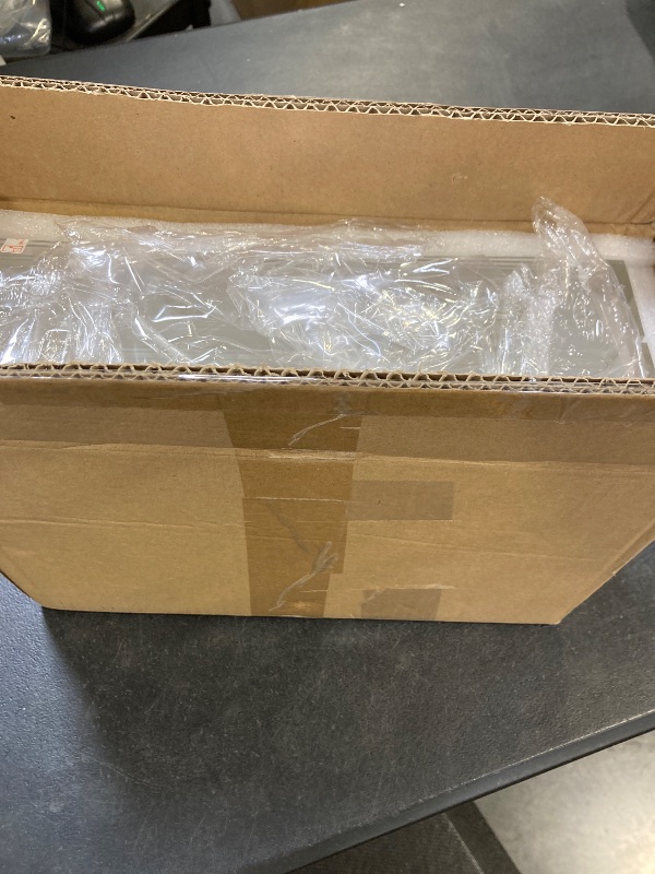 Photo 1 of 12 Pack Acrylic Sign Holder 8.5 x 11, Double-Sided Clear Sign Holder Plastic Stands for Display, T Shape Acrylic Table Sign Stands for Office Store Restaurants Wedding Party Decoration