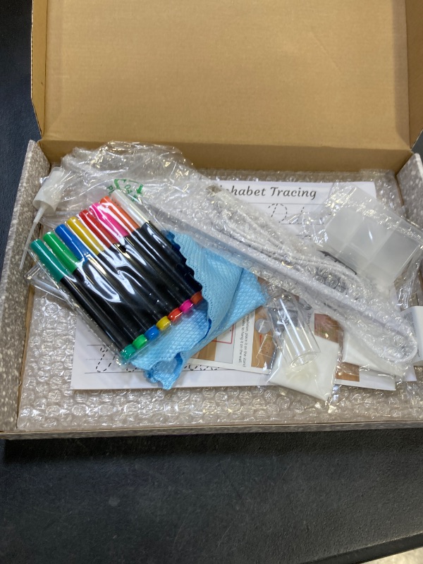 Photo 1 of 16" Led Drawing Board for Kids with 18 Tracing Stencils - Light up Led Note Board, 2026 Birthday Gifts for Boys Girls Ages 5 6 7 8 9 10 12+ Year Old, Magic Glow Art Toys for 6 7 8 9 10 Year Old, 39PCS