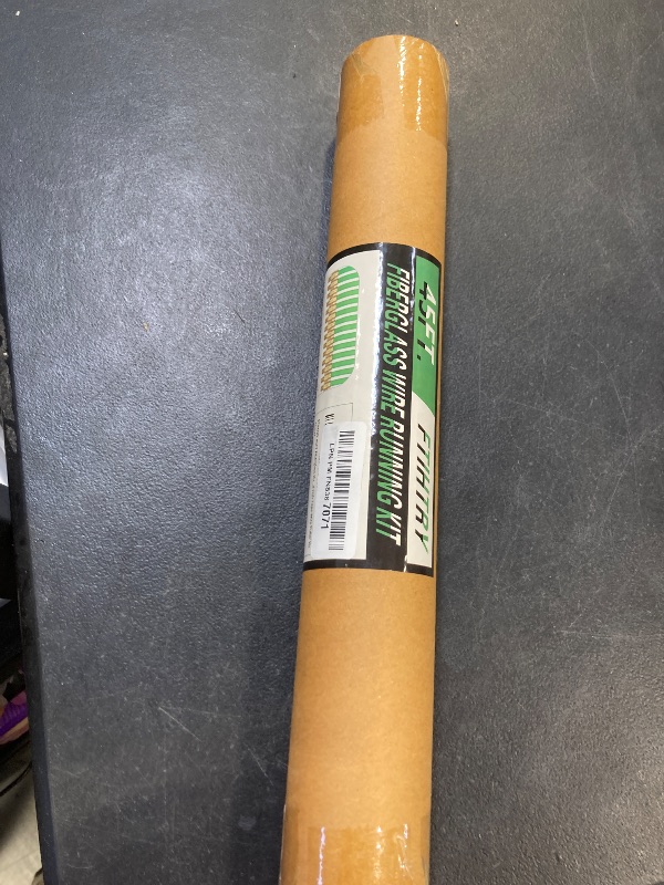 Photo 1 of **INCOMPLETE** MISSING PIECES** FTIHTRY 45FT Fiberglass Running Electrical Wire Cable Glow Rods Wire Pulling, Fish Rods Electrical Kit with 8 Different Attachments and Fish Tape Wire Puller Kit