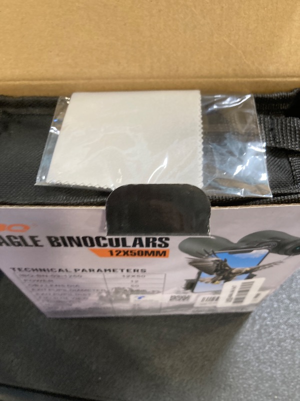 Photo 1 of 12x50 UHD Binoculars for Adults High Powered with Upgraded Phone Adapter - Large View, Lightweight, IPX7 Waterproof - Binoculars for Hunting Bird Watching Travel Cruise