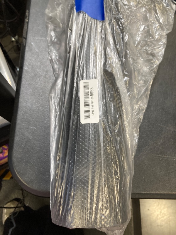 Photo 1 of 14-inch Wide Wire Shelf Liner: Easy Cut Plastic Pantry Shelving Liner Precise Size 14" x 396" Black - Thick Waterproof Small Cabinet Mat for Shoe Rack Garage