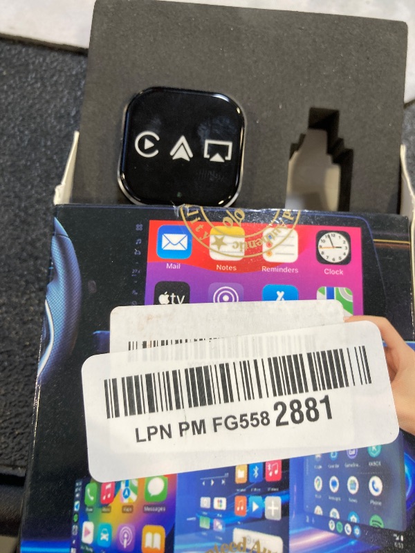 Photo 1 of 3 in 1 Screen Mirroring Wireless CarPlay Adapte, 2026 Upgraded Wired to Wireless for Apple CarPlay & Android Auto & AirPlay, Mini USB Design Car Play Adapter with Type-C Extension, Plug and Play