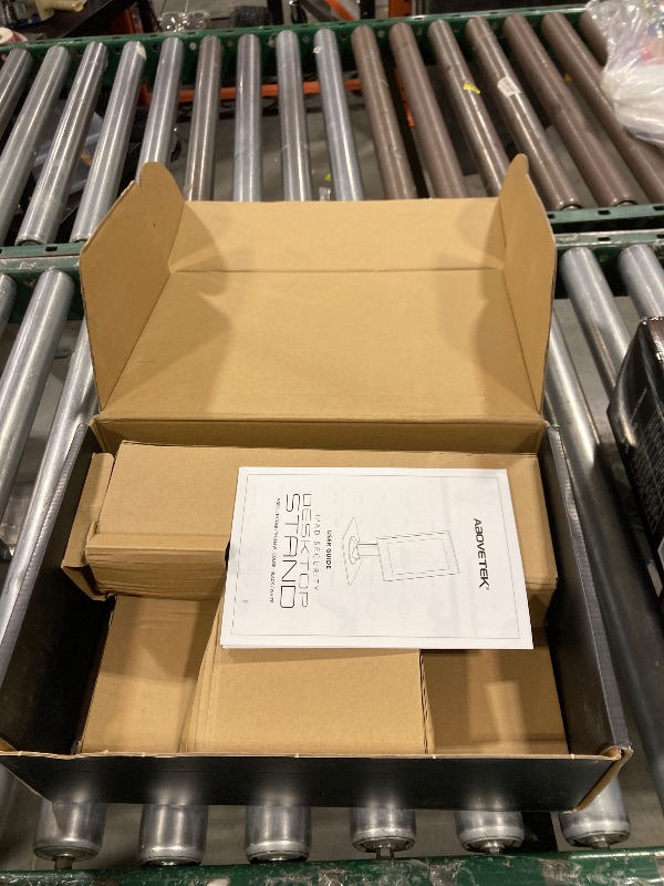 Photo 1 of AboveTEK Anti-Theft iPad Kiosk Stand, POS iPad Security Stands, Aluminum Locking Tablet Stand with Heavy Duty Base, 360° Swivel & 75° Tilt, Retail Desk Mount for Business & Commercial Use (Black)