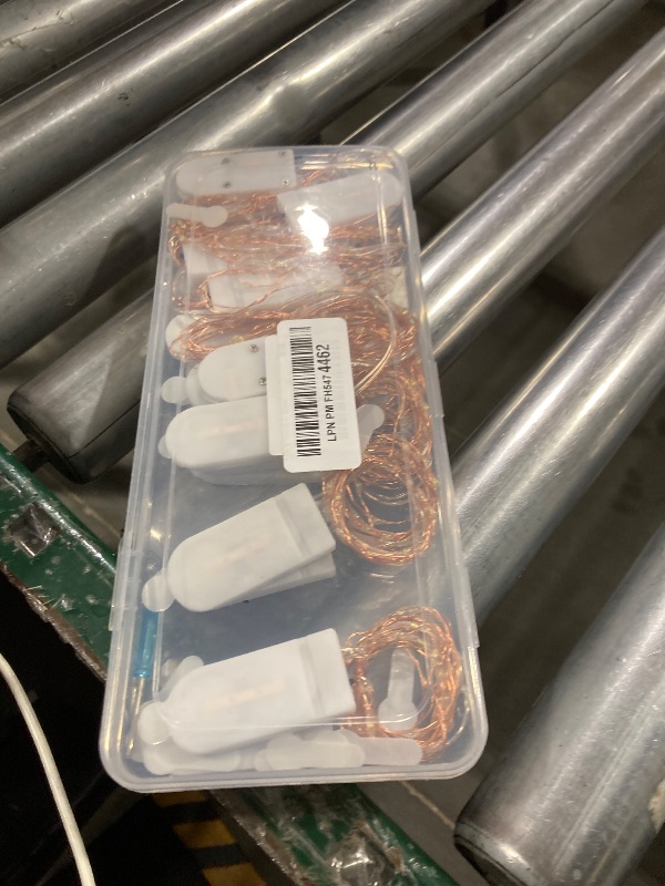 Photo 1 of 20 Pack Fairy Lights Battery Operated, 3.3ft 20 LED Mini String Lights Twinkle Lights Copper Wire Firefly Starry Lights for Mason Jars Wedding Party Christmas Centerpiece Table Decorations, Warm White