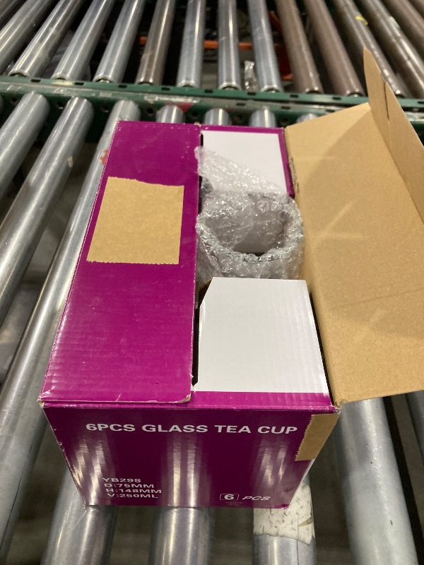 Photo 1 of 6pcs Glass Tea Cup 