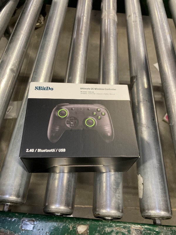 Photo 1 of 8BitDo Ultimate 2C Wireless Controller for Windows PC and Android, with 1000 Hz Polling Rate, Hall Effect Joysticks and Triggers, and Remappable L4/R4 Bumpers (Transparent Black)