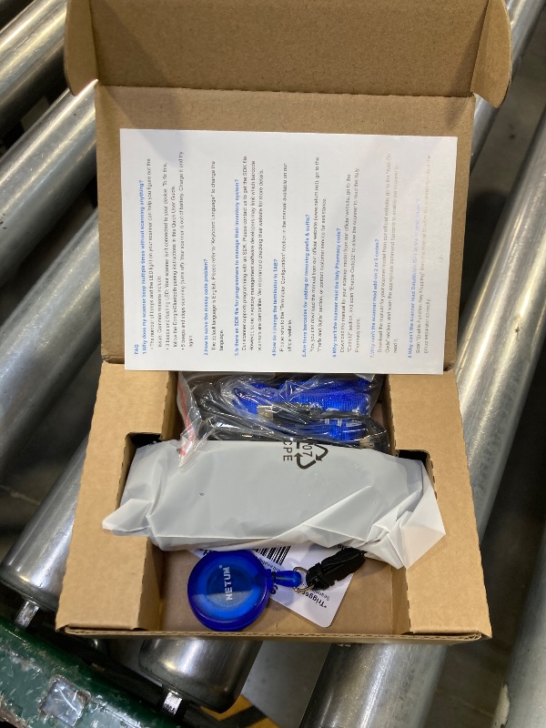 Photo 1 of NETUM QR Code Scanner, Mini Barcode Scanner Bluetooth Compatible, Small Portable USB 1D 2D Bar Code Scanner for Inventory, 2.4G Cordless Image Reader for Tablet iPhone iPad Android iOS PC POS - C750