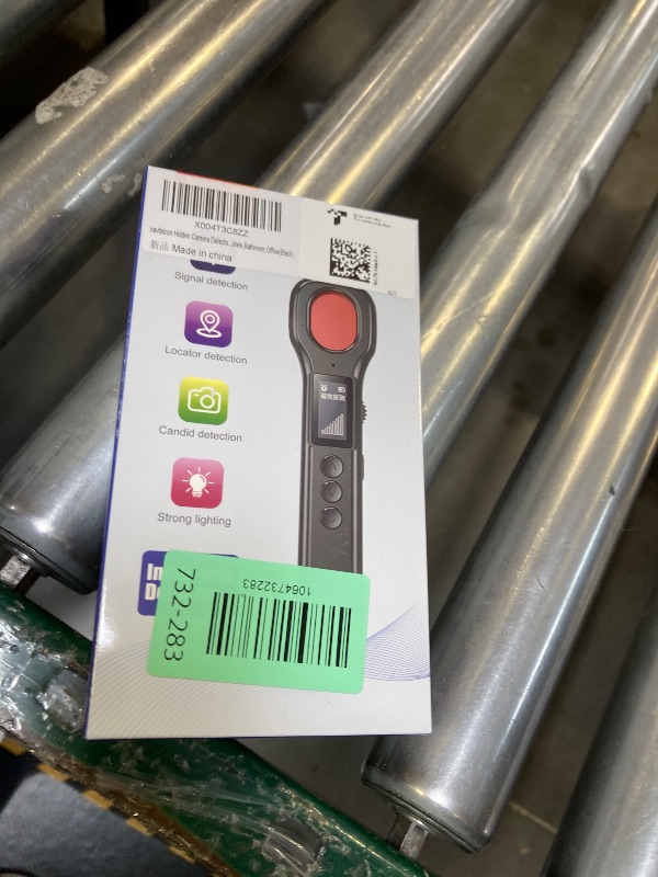 Photo 1 of navfalcon Hidden Camera Detectors, 2025 Camera Detector, GPS Tracker & Bug Detector, Listening Device Detector, 5 Levels Sensitivity 4 Modes for Hotel Rooms, Travel, Office, Car(Black)