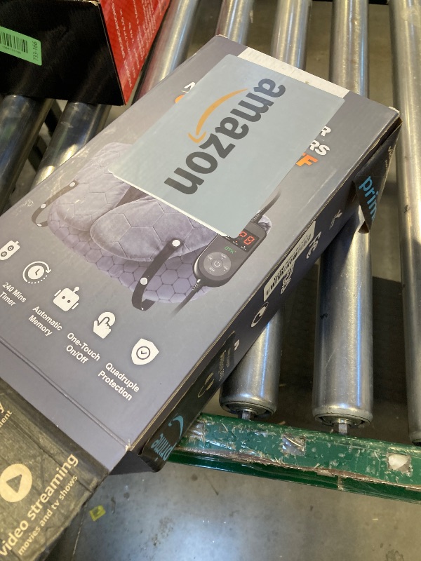 Photo 1 of 30s Fast Hot Heating Pad for Neck Shoulders and Back, Far Infrared Heating Pad, 6X Deeper Pain Relief, 160?, 8 Temp Setting, 4H Auto Off, Memory Function, 24"X20", Birthday Gift to Parent Men Women