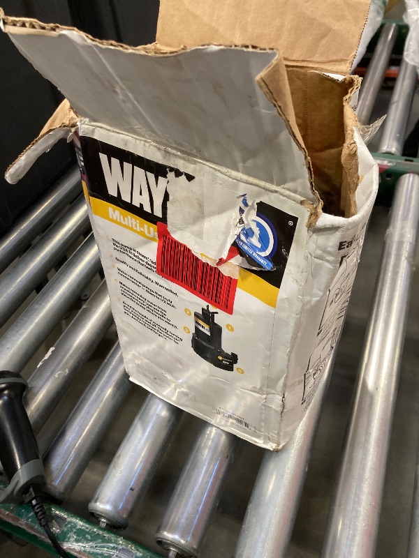 Photo 1 of WAYNE EEAUP250 1/4 HP Reinforced Thermoplastic Submersible Multi-Use Pump, Black