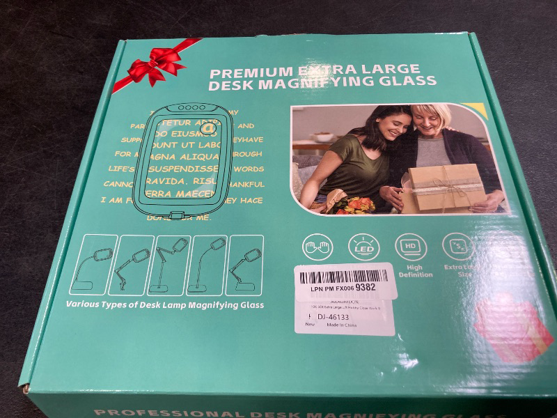 Photo 1 of 10X 30X Extra Large Magnifying Glass with Light and Stand,7-inch Lighted Magnifier,5 Color Modes Stepless Dimmable,Rectangle Hands-Free Magnifying Glass Desk Lamp for Reading Craft Hobby Close Work