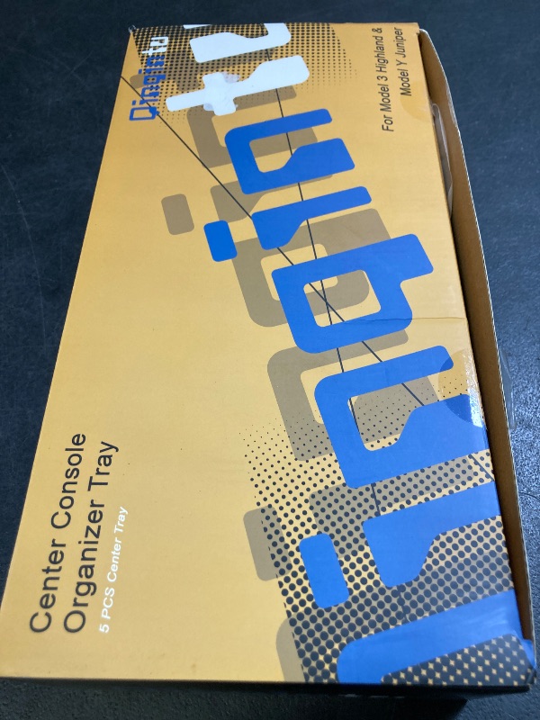 Photo 1 of QINQINTU for Tesla Model Y Juniper(2025-2026) & Model 3 Highland(2024-2026) Center Console Organizer [Slide Smoothly & Carbon Fiber] Sunglasses Cup Holder for Tesla Model 3 Model Y Accessories Black