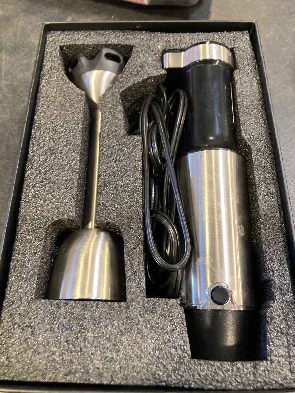 Photo 1 of 1000W Powerful Immersion Blender handheld, 2025 New Update Hand Blender with 25-Speed, Scratch-Resistant Corded Hand Mixer with Heavy-Duty Copper Brushless Motor and Gift Box