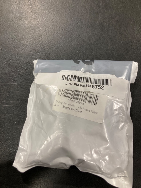 Photo 1 of 10 Pack Retractable ID Badge Holder Badge Reels with Swivel Alligator Clip Bulk Pack Badge Holders by Premium Badges