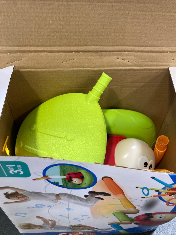 Photo 1 of Pobaiyi 3 in 1 Musical Jump, Toss Ring Game and Stomping Launch Rocket Launcher for Kids Outdoor Toys with Remote Control, Indoor Outside Toy for Kids Ages 4-8 Toys for Ages 5-7 8-13 Birthday Gifts