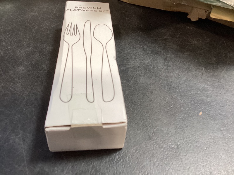 Photo 1 of 20 Pcs Black Silverware Set, Food-Grade Stainless Steel Flatware Set for 4, Square Cutlery Set, Mirror Polished Tableware Eating Utensils Set for Kitchen, Include Knife Fork Spoon Set,Dishwasher Safe