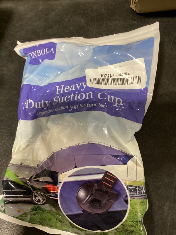 Photo 1 of CONBOLA Suction Cups Hooks Heavy Duty Camper Accessories Car Camping Essentials Tie Down 2 Pieces Suction Cup with Securing Hook Strong Power for Car Awning Boat SUV Tent Window Glass.(2 pcs)