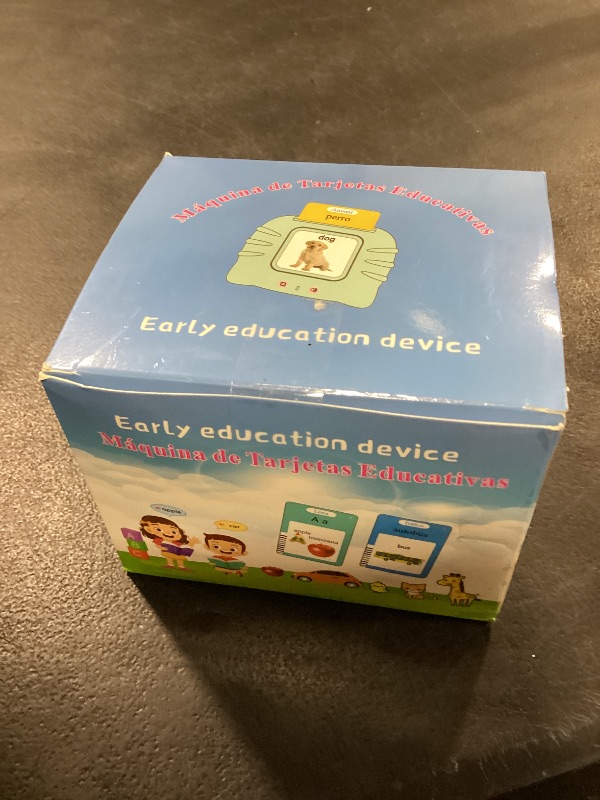 Photo 1 of Airbition Bilingual Pink Spanish and English Talking Flash Cards, Pocket Speech Therapy Tools with 510 Words, Montessori Language Learning Aids, Children's Sensory Learning Kits