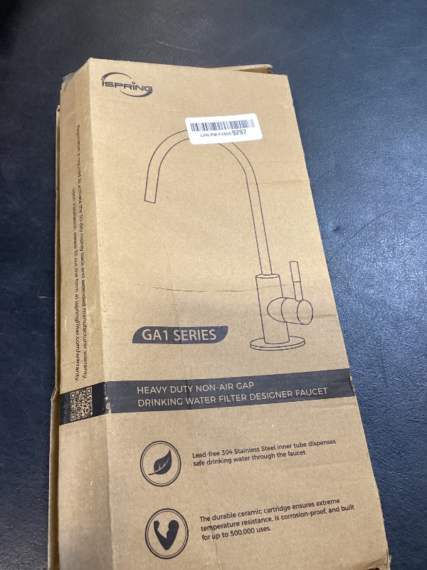 Photo 1 of Brushed Bronze Reverse Osmosis Filtered Water Faucet, PargaDeco R.O. Water Filter Faucet for Kitchen Sink Water Filter System, Lead-Free Stainless Steel Drinking Water Faucet for RV, Bar, Kitchen Sink