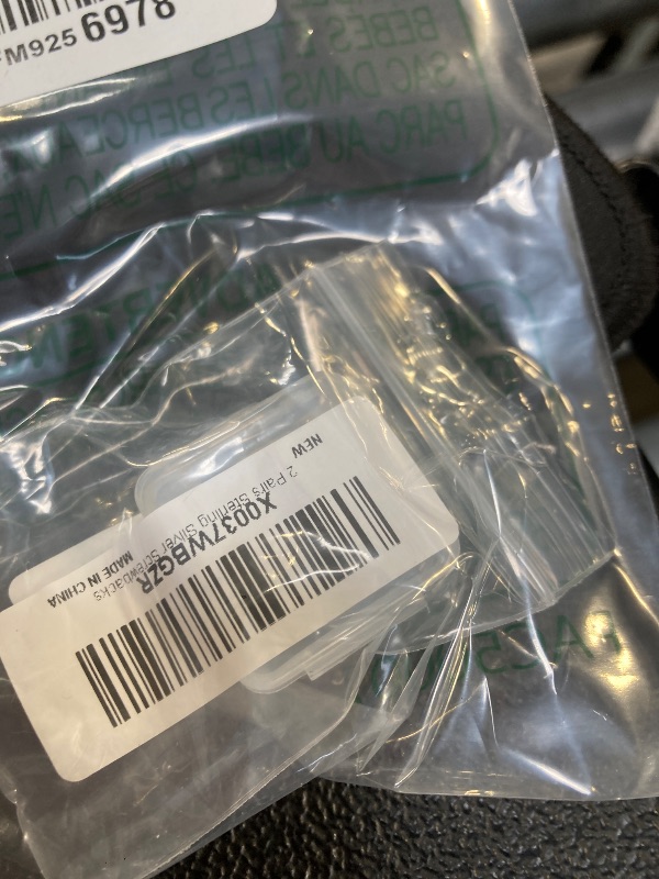 Photo 1 of 2-Pairs Screw Earring Backs for Threaded Post .032"/0.8mm,18K Gold Plated Sterling Silver Screw on Earring Backs Replacements for Diamond Earring Studs, Hypoallergenic Secure ScrewBacks